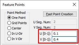 L3 MC Feature Points Dialog UV