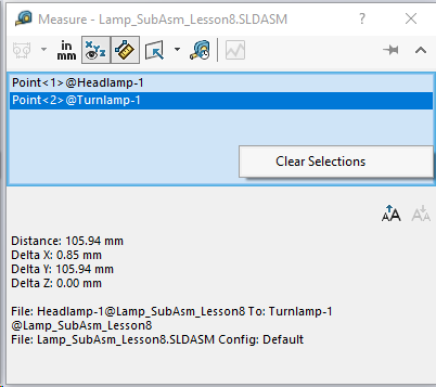 Solidworks Measurements 3