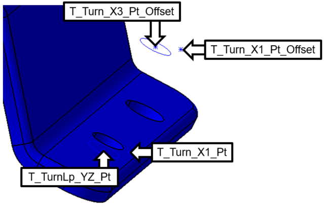 L9 Bracket Offset Points