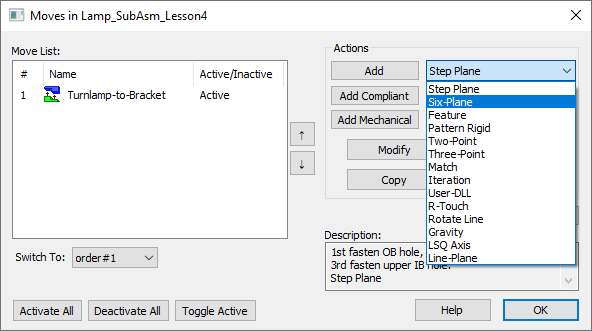 L4 SW Moves Dialog Six-Plane