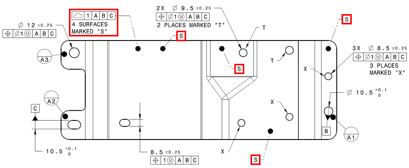 7601 Bracket Drawing Profile - NoPre