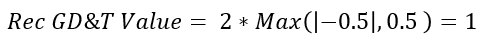 Rec GD&T Value Equation Example 1
