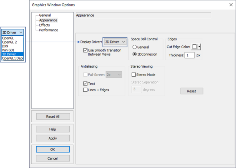 Multi-CAD Display Options_Appearance