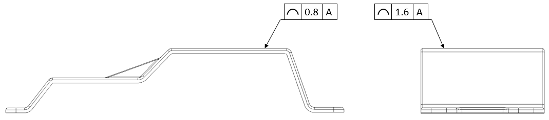 GD&T Line Profile Unsupported Case Example