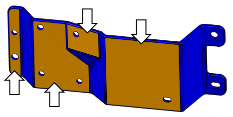 Bracket Profile Surfaces