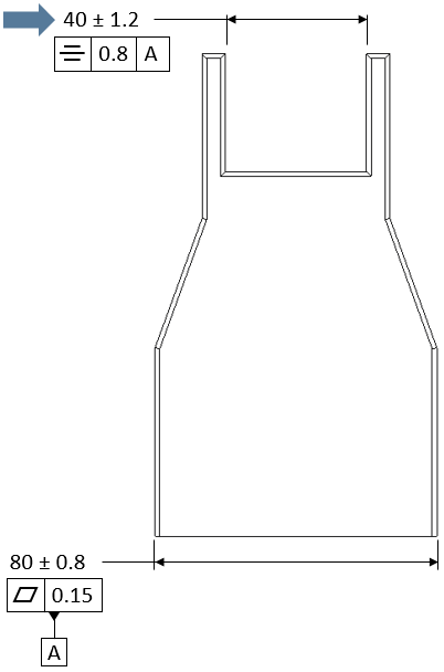 GD&T Symmetry Example