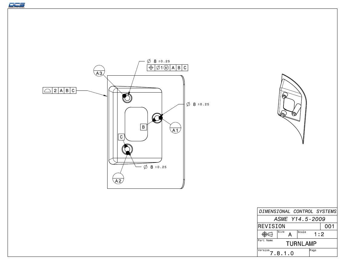 Turnlamp Drawing - 7810