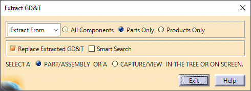 L11 V5 Extract GDT Dialog