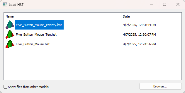 Load Recent HST