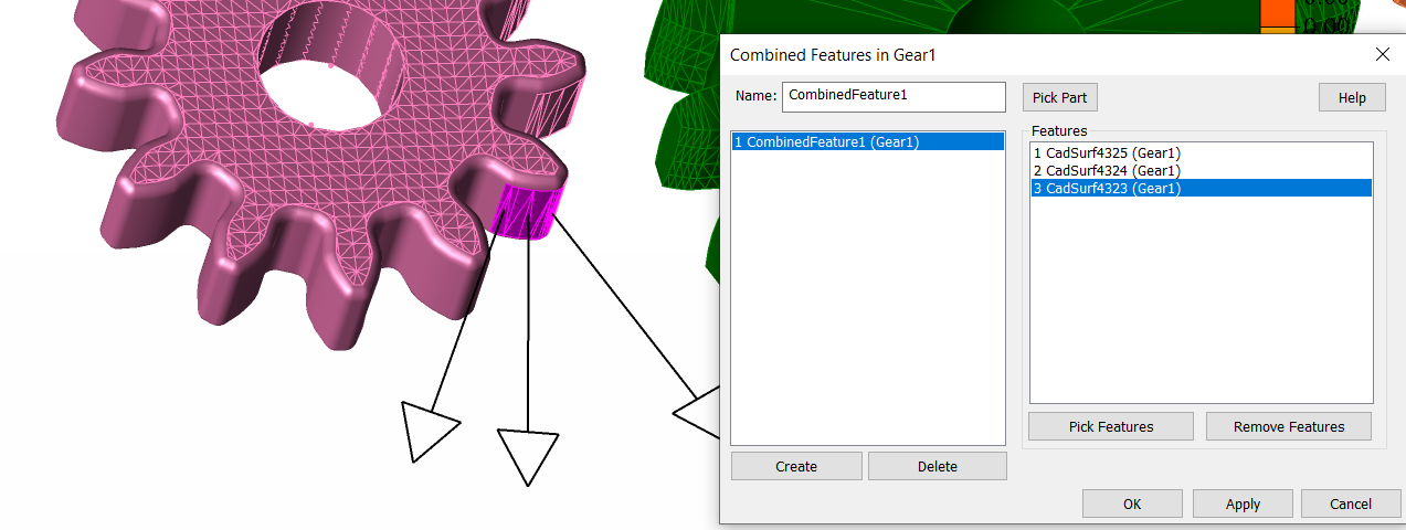 GearTutorial_Combined Feature creation