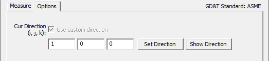 GD&T Position Measure Direction