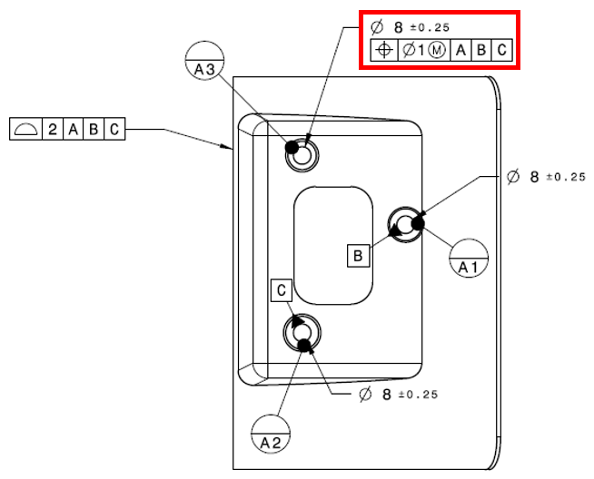 7601 Turnlamp Drawing Pin Size and Position - NoPre