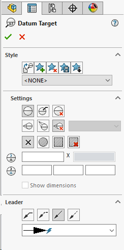 Creating Datum Targets 1