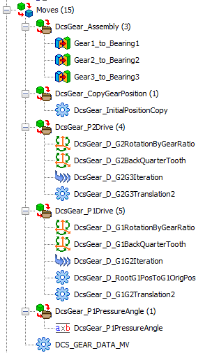 Gear Pair Moves