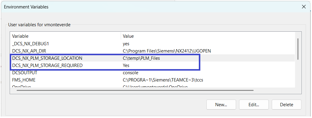 NX Teamcenter Env
