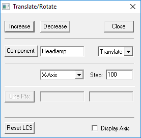 Translate Rotate Dialog - MC
