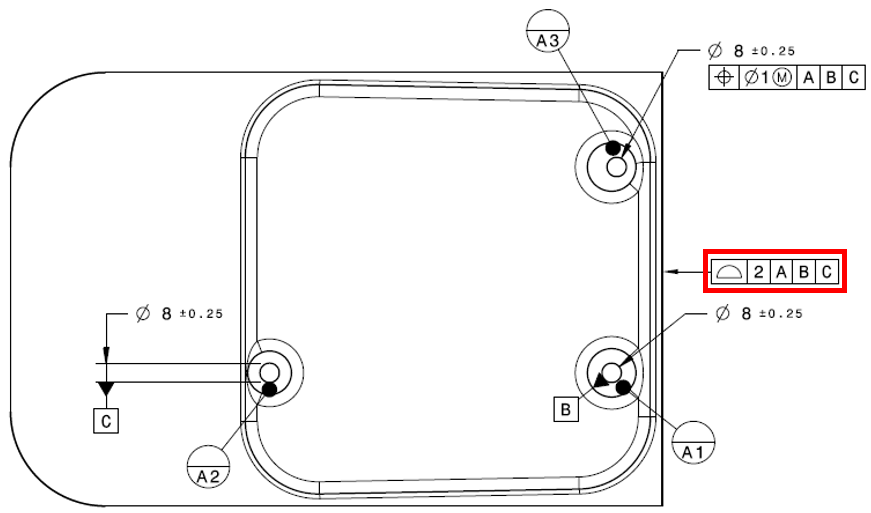 7601 Headlamp Drawing Surface Profile - NoPre