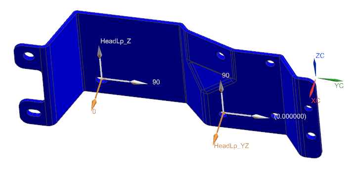 NX 7401 Headlamp Move Floats