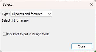3DX_Feature Selectiondialog