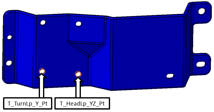 L3 Bracket Point Holes