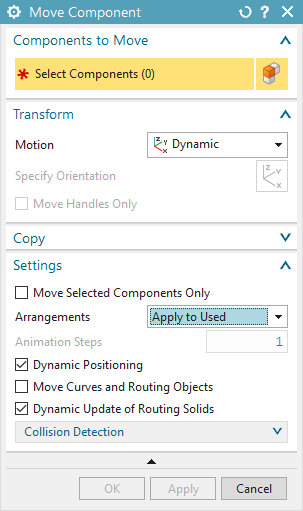 Move Component Cont Dialog