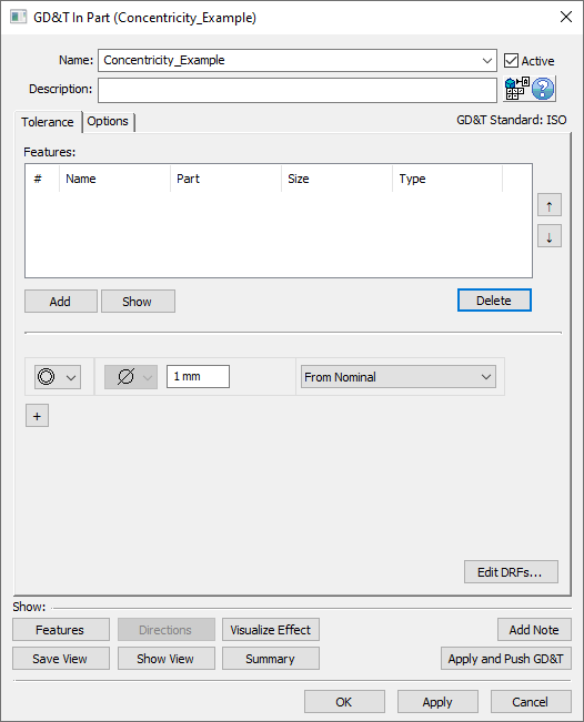 GD&T Concentricity Dialog Empty